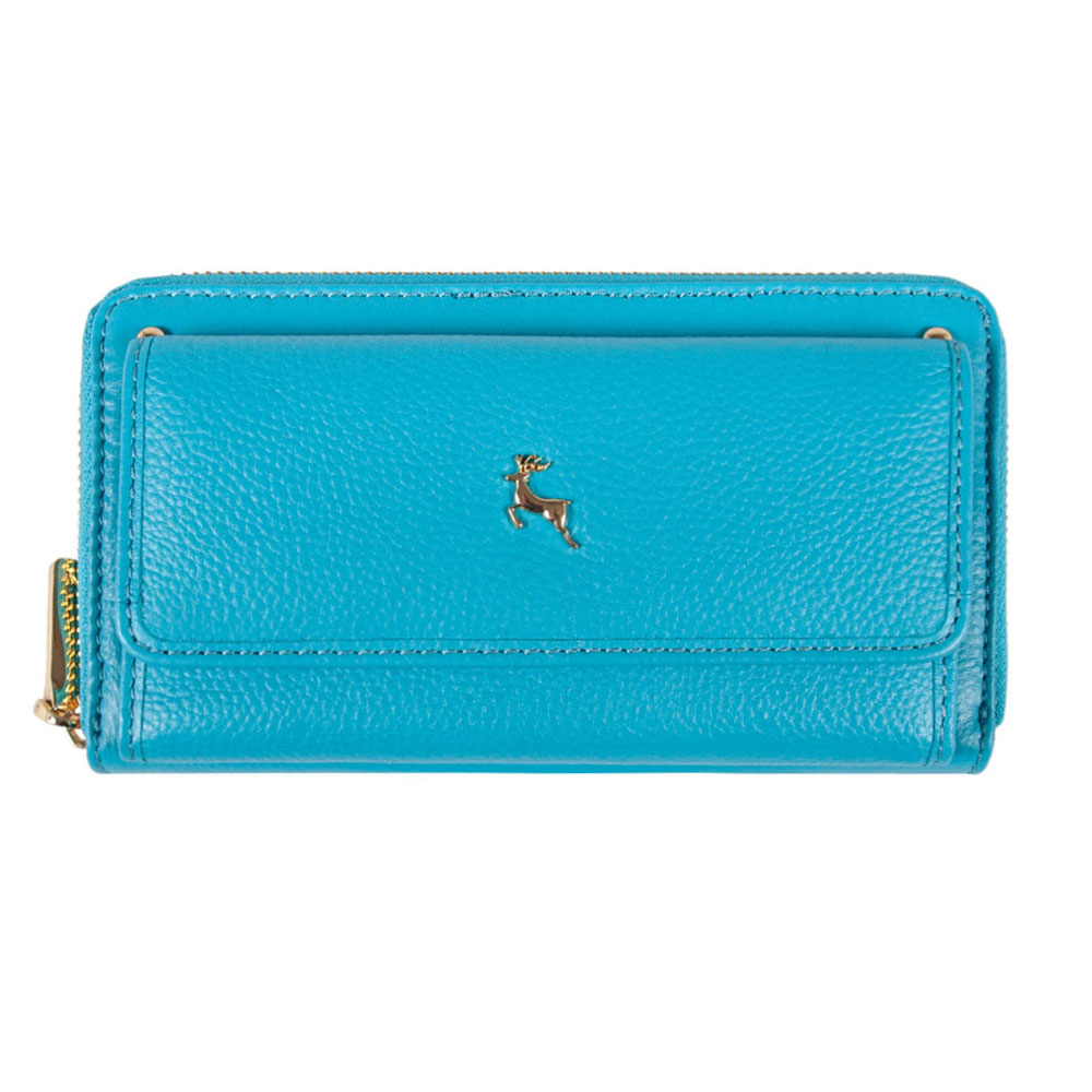 Кошелек женский Ashwood J54 BLUE ATOLL (Синий)