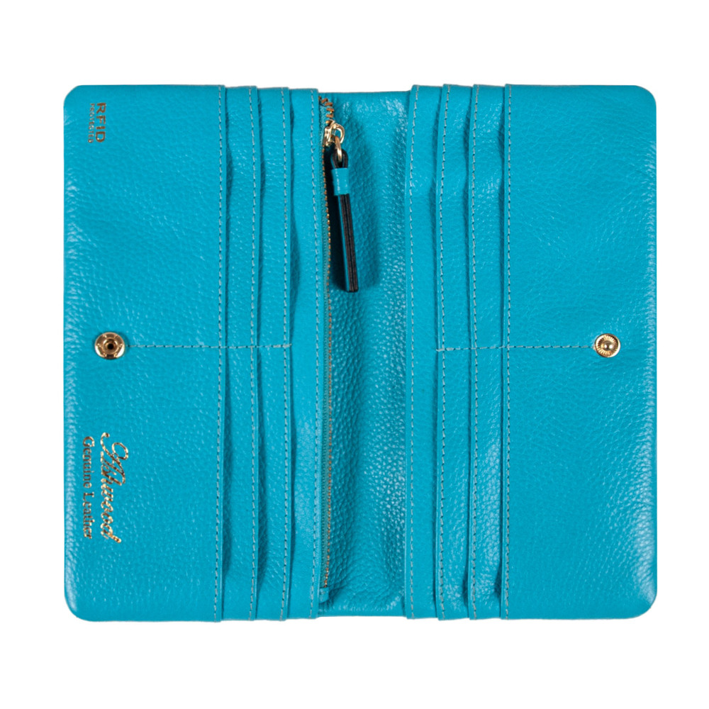 Кошелек женский Ashwood J56 BLUE ATOLL (Синий)