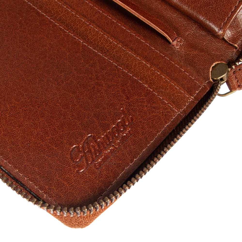 Портмоне дорожное Ashwood TW01 Chestnut (Каштановый)