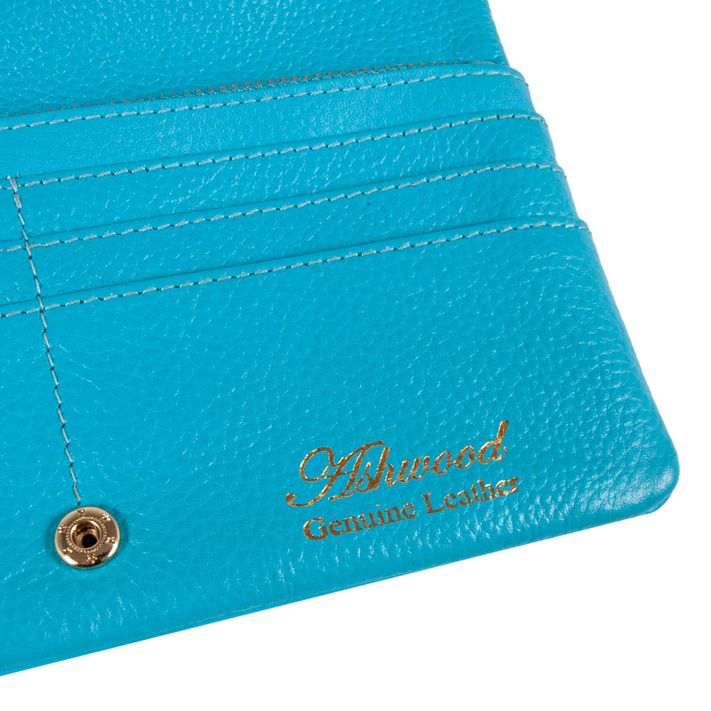 Кошелек женский Ashwood J56 BLUE ATOLL (Синий)