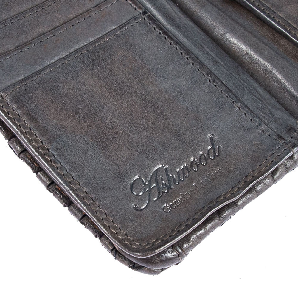 Вінтажний гаманець жіночий Ashwood D83 DARK GREY