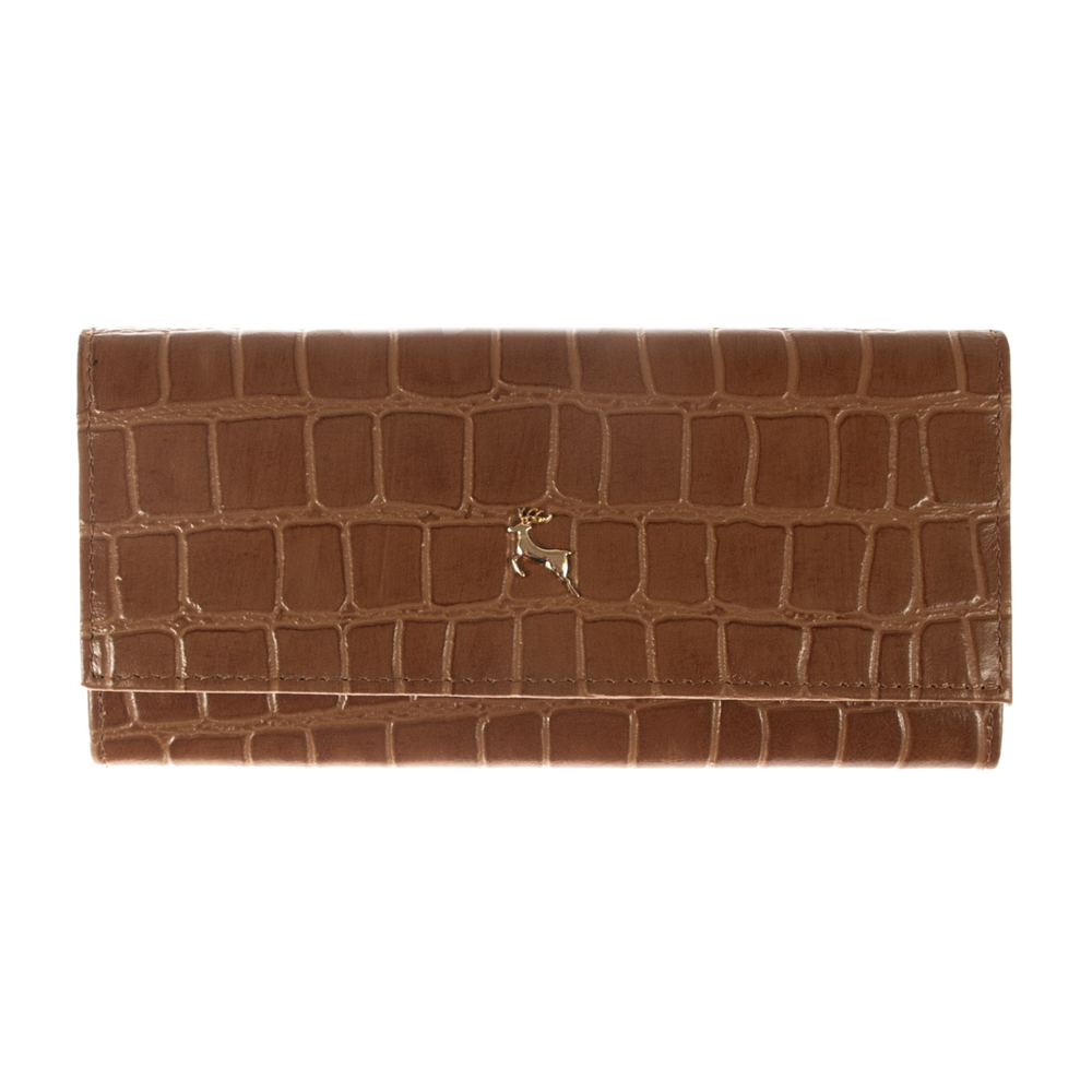 Женский кожаный кошелек Ashwood C05 TAN (Рыжий)
