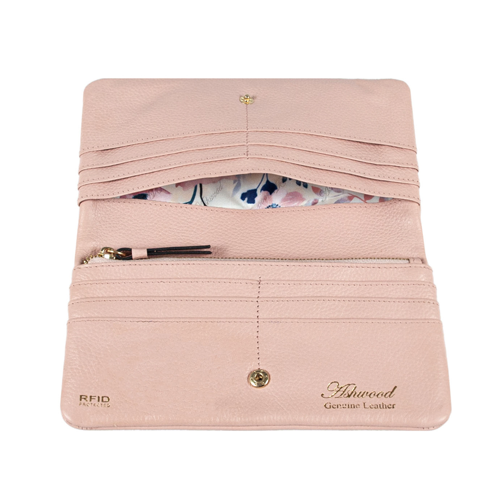 Женский кошелек Ashwood J56 PEACH WHIP (Персиковый)