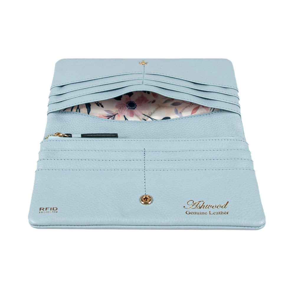 Женский кошелек Ashwood J56 WINTER SKY (Зимнее небо)