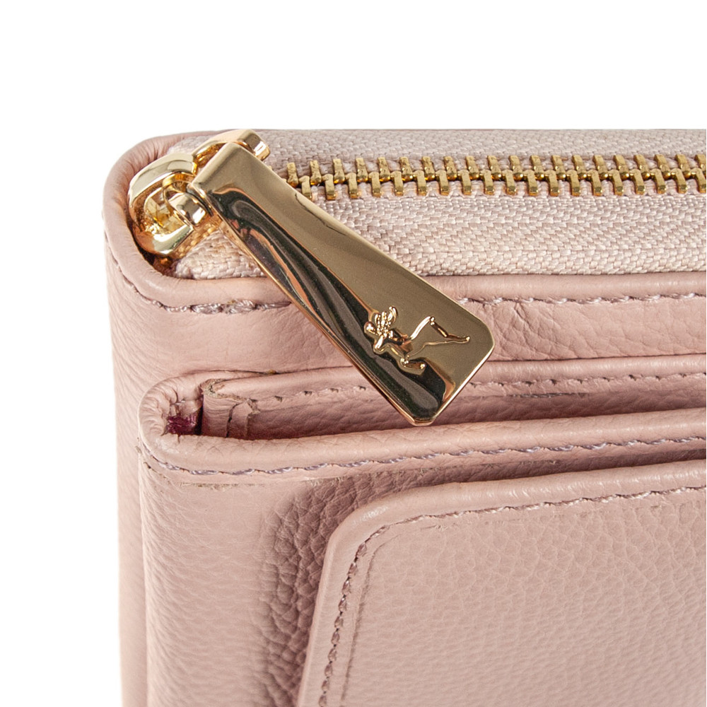 Женский кожаный кошелек Ashwood J54 PEACH WHIP (Персиковый) 