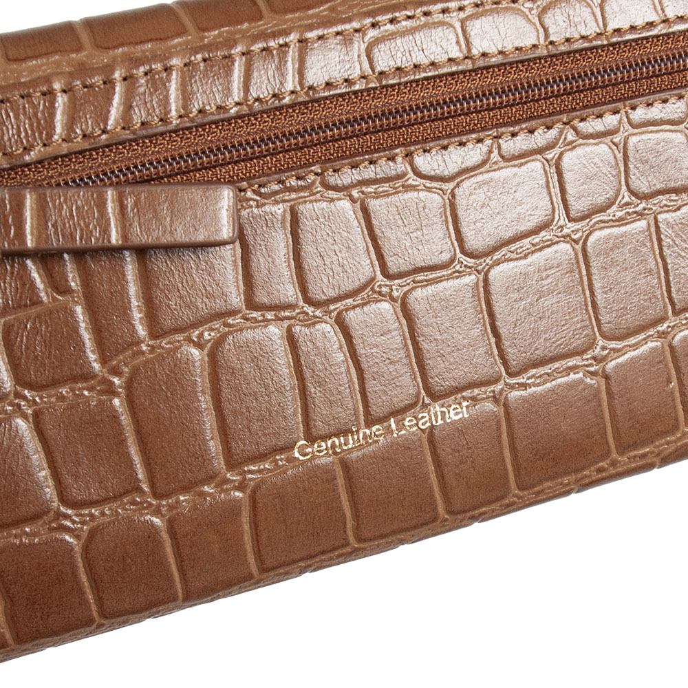 Женский кожаный кошелек Ashwood C05 TAN (Рыжий)