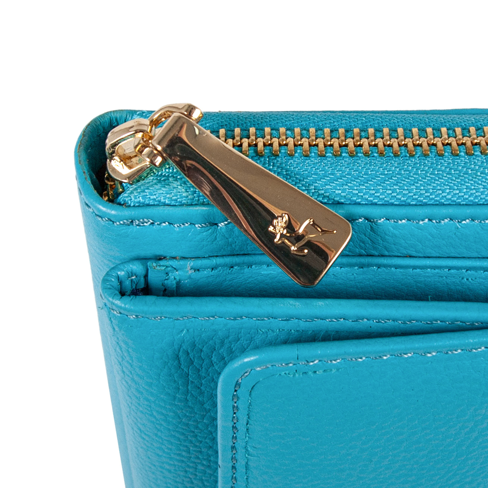 Кошелек женский Ashwood J54 BLUE ATOLL (Синий)
