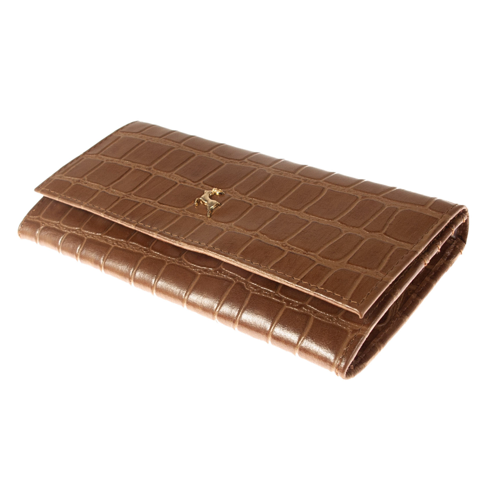 Женский кожаный кошелек Ashwood C05 TAN (Рыжий)