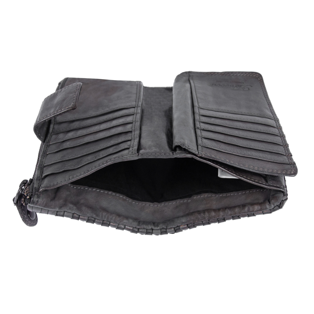 Вінтажний гаманець жіночий Ashwood D83 DARK GREY