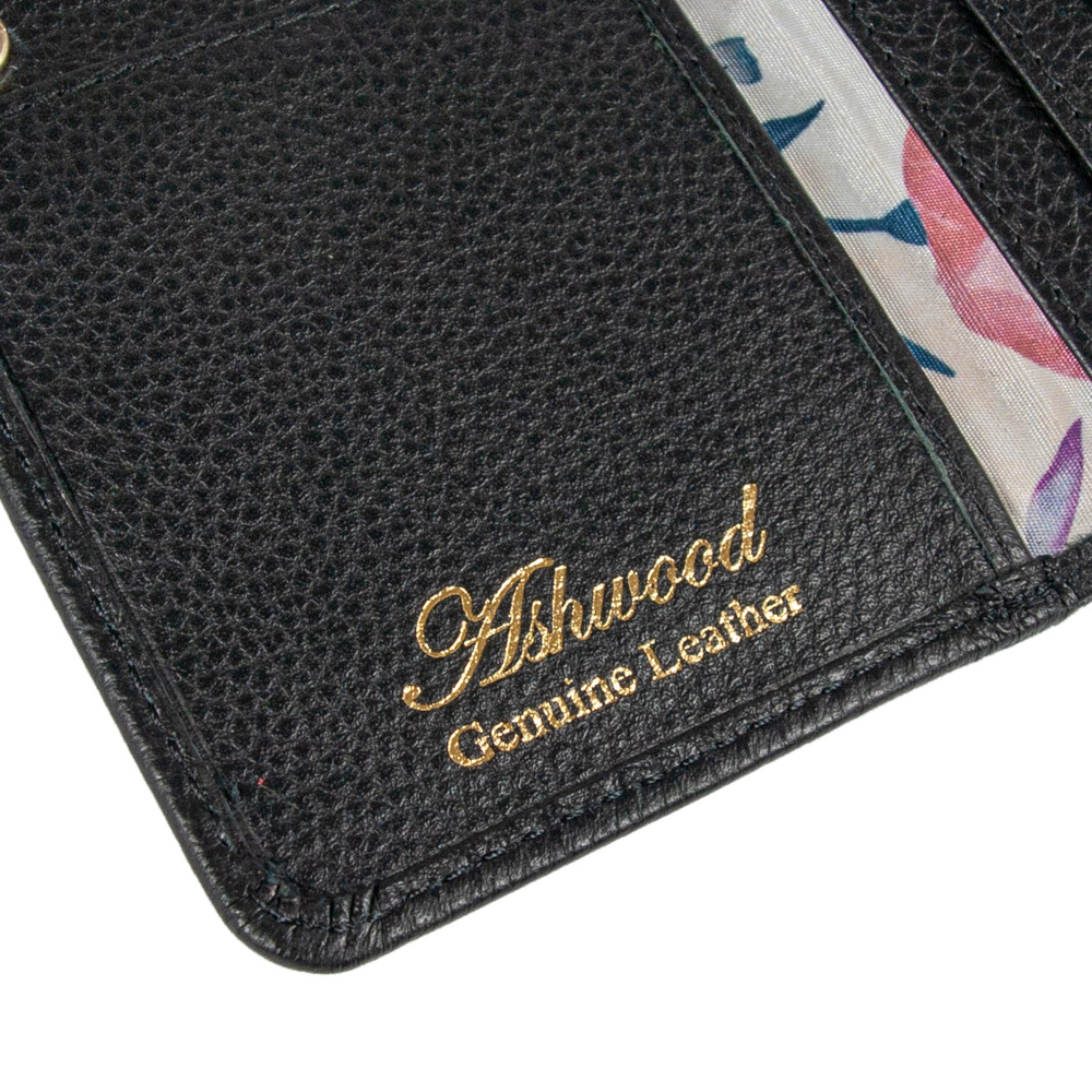 Кошелек женский Ashwood J53 BLACK (Черный)