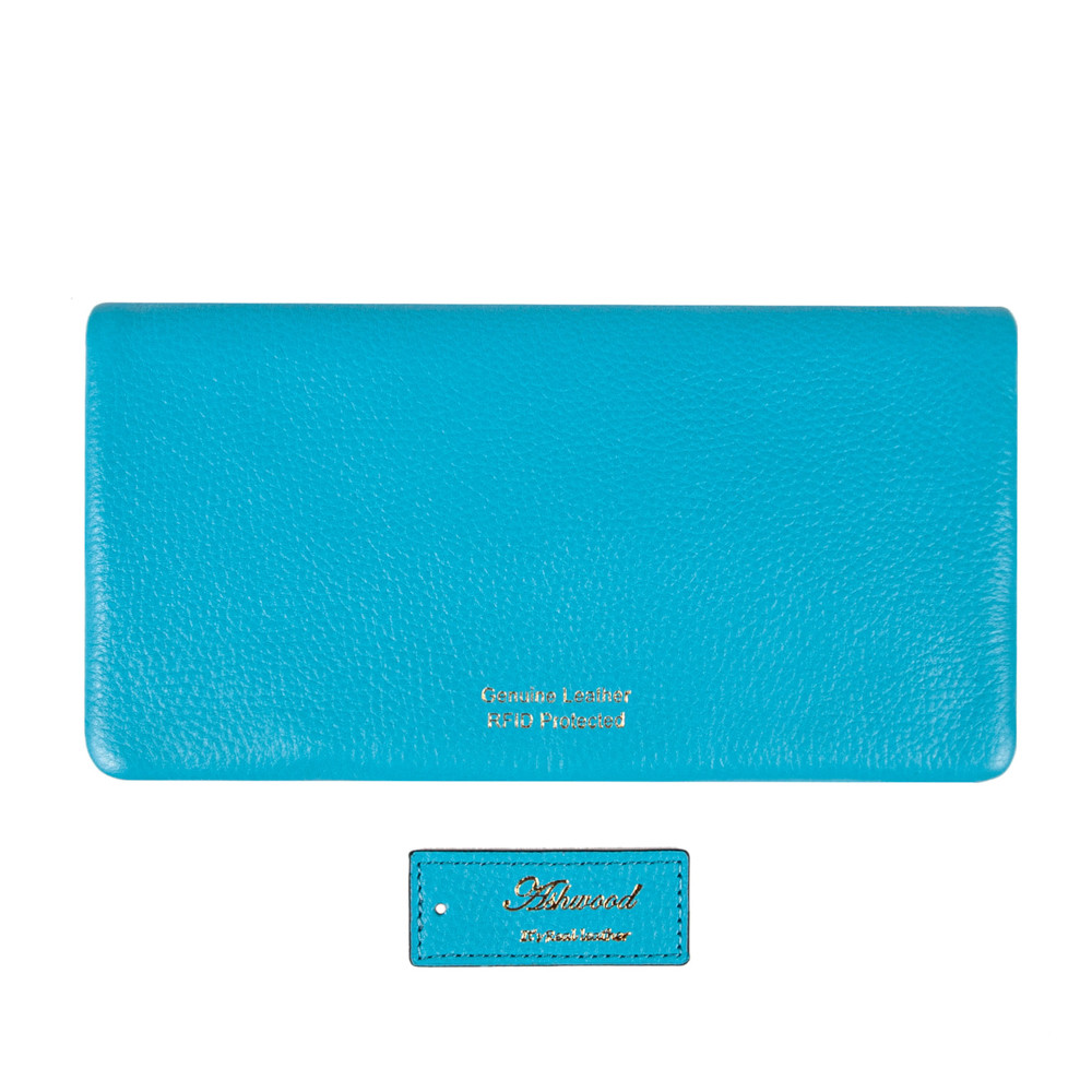 Кошелек женский Ashwood J56 BLUE ATOLL (Синий)