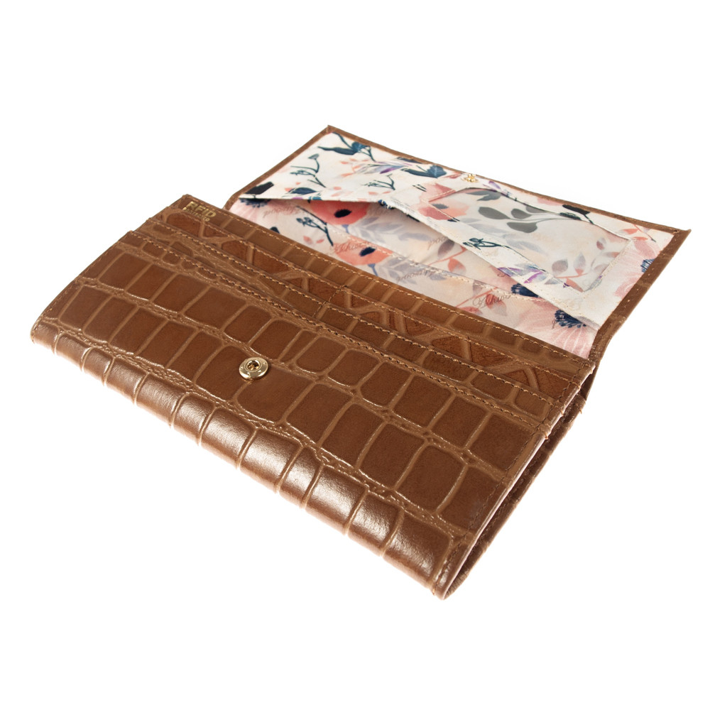 Женский кожаный кошелек Ashwood C05 TAN (Рыжий)
