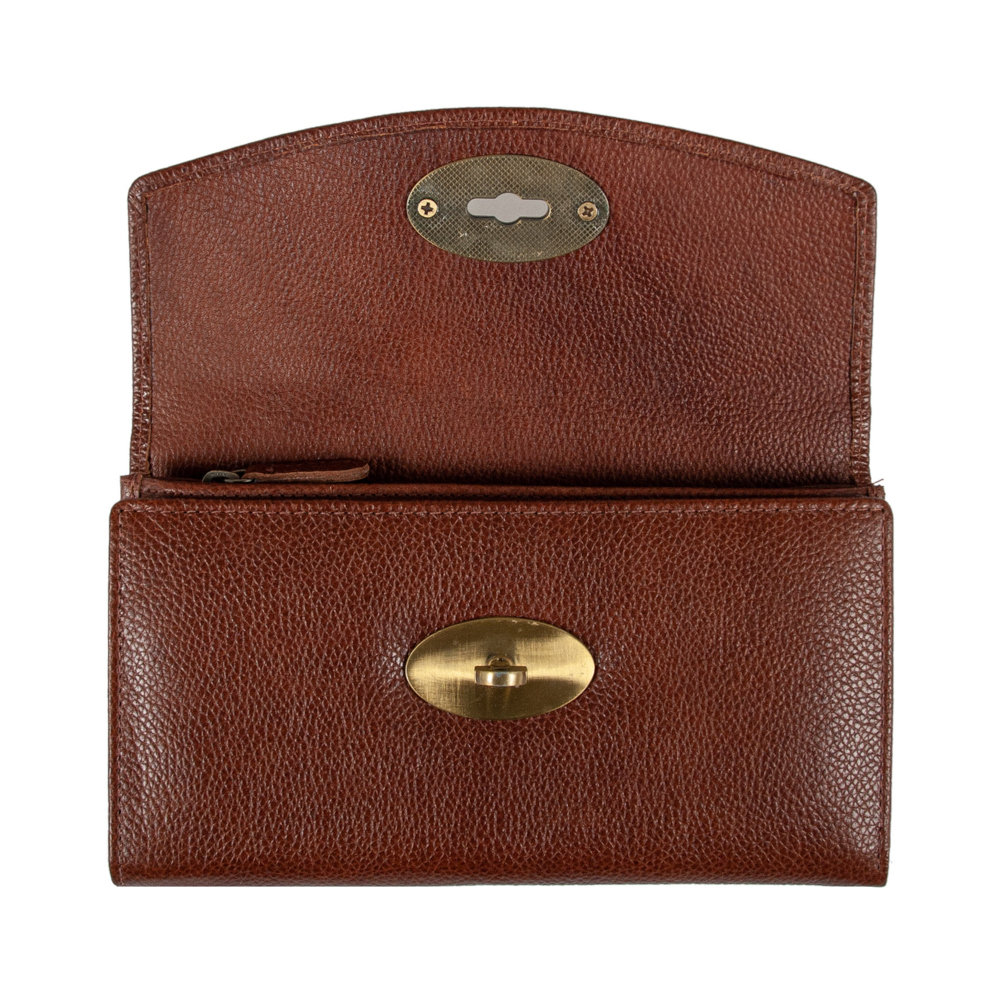 Жіночий шкіряний гаманець Ashwood M05 COGNAC (Конячний)
