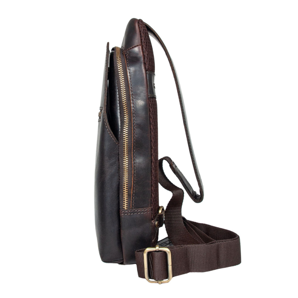 Cумка нагрудная Ashwood K43 Brown (Коричневый)