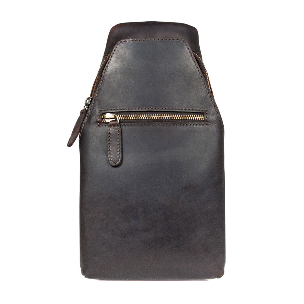 Cумка нагрудная Ashwood K43 Brown (Коричневый)