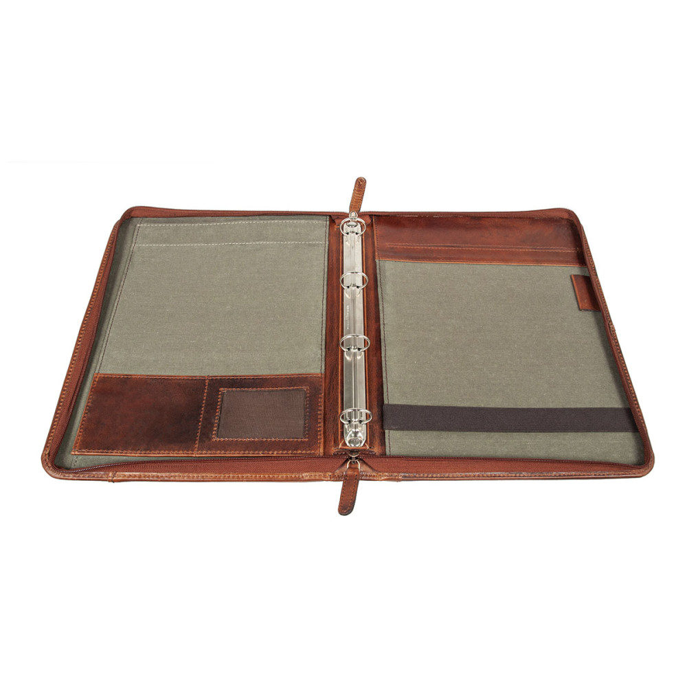 Папка Ashwood A4 Noah Tan (Рыжий)