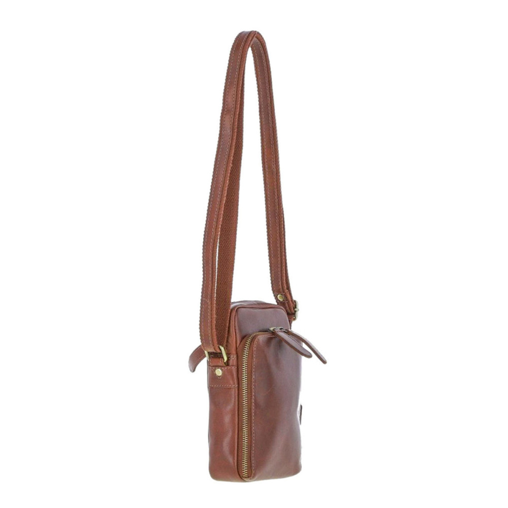 Cумка мужская Ashwood K41 Chestnut (Каштановый)