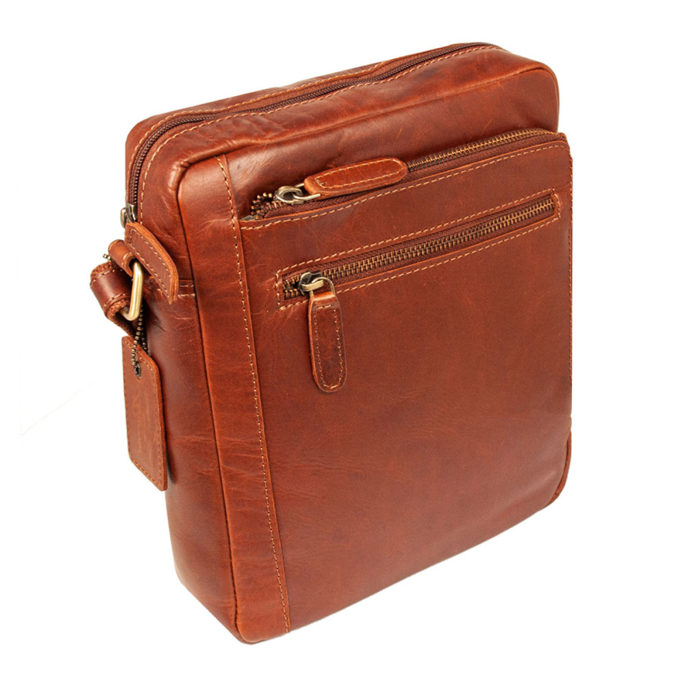 Сумка мужская Ashwood K42 Chestnut