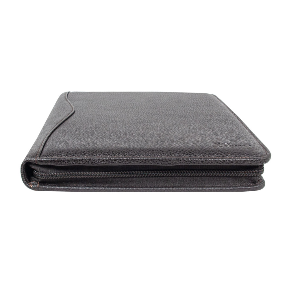 Папка Ashwood A4 ZIP BROWN