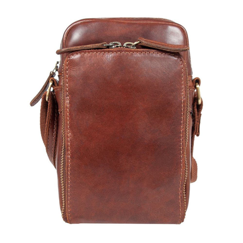 Cумка мужская Ashwood K41 Chestnut (Каштановый)