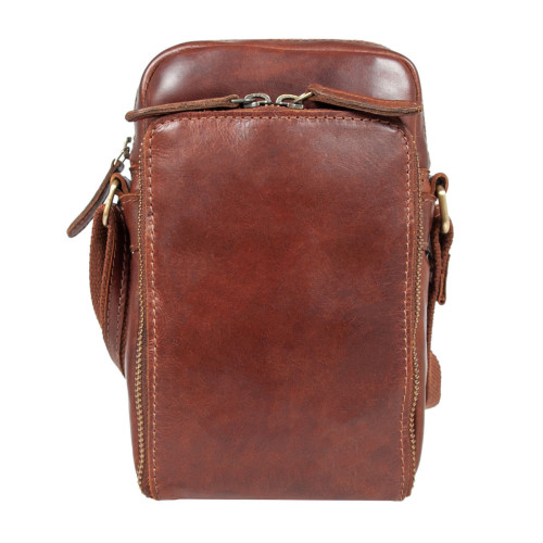 Cумка мужская Ashwood K41 Chestnut (Каштановый)