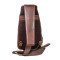 Сумка кожаная нагрудная Ashwood K43 Chestnut (Каштановый)