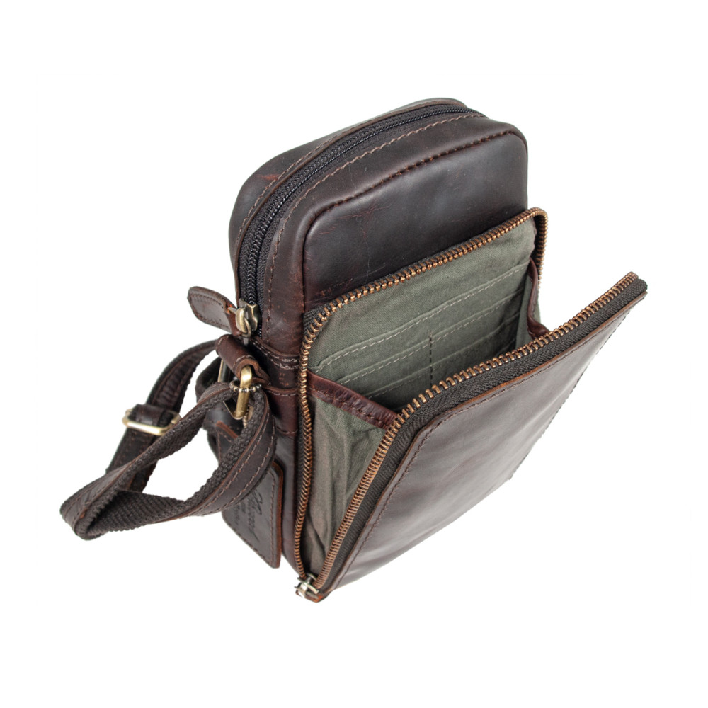 Cумка мужская Ashwood K41 Brown (Коричневый)