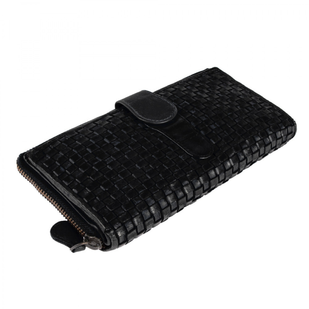 Винтажный кошелек женский Ashwood D84 Black