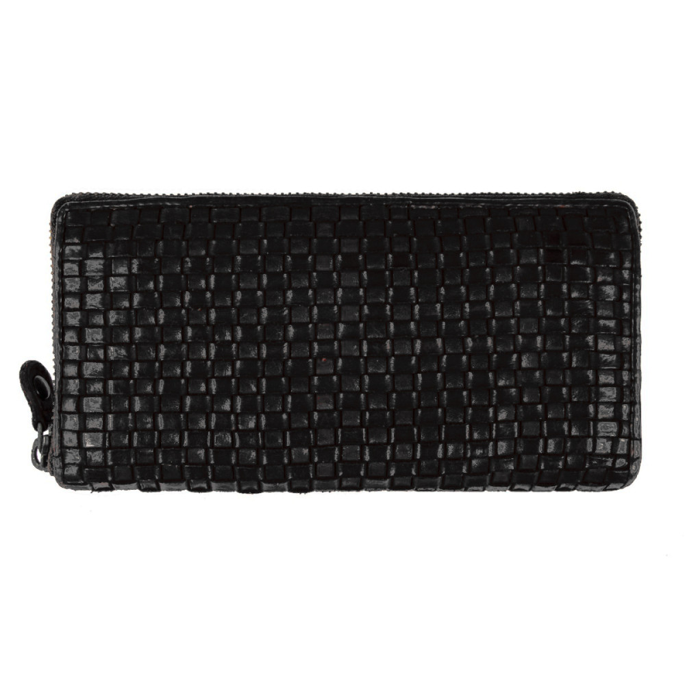 Винтажный кошелек женский Ashwood D81 Black (Черный)