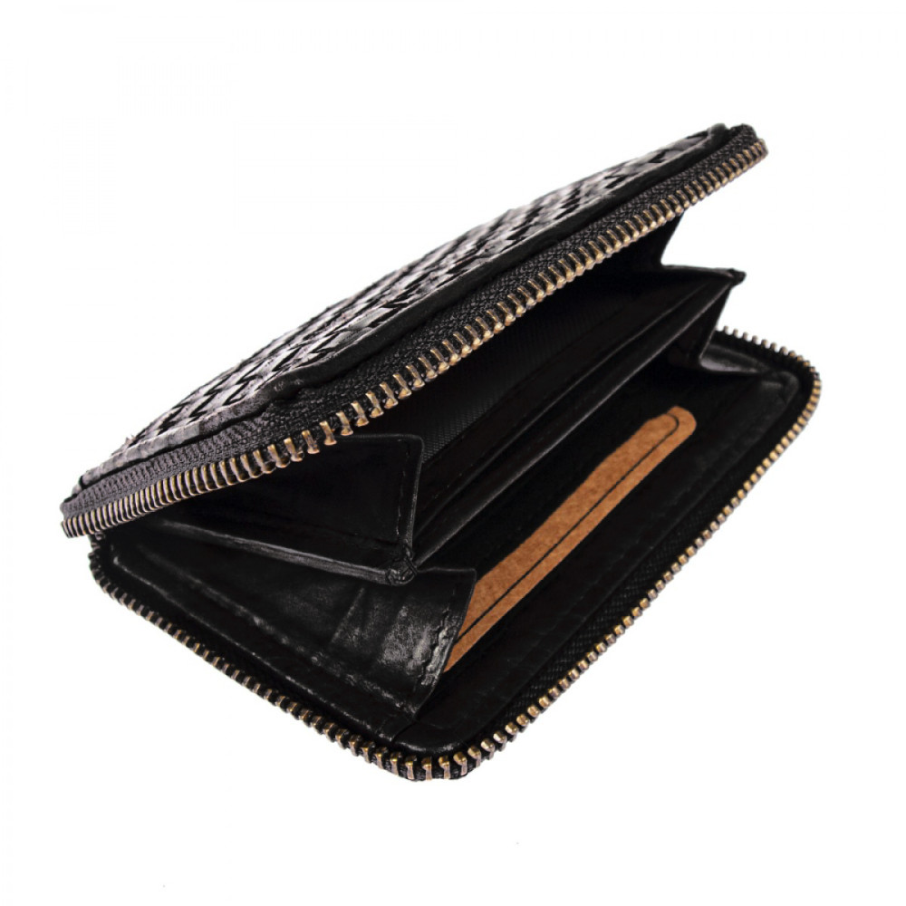 Винтажный кошелек женский Ashwood D80 Black