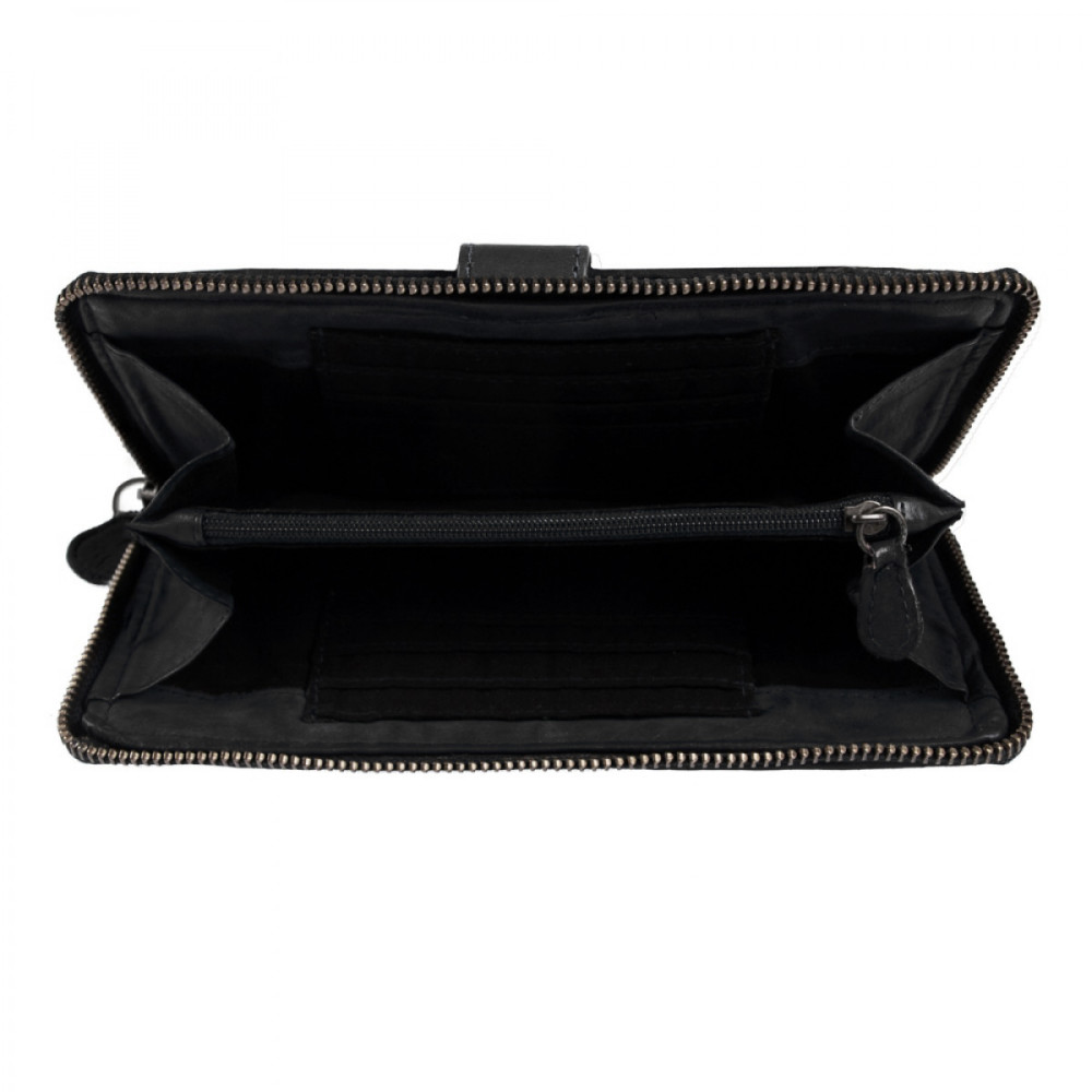 Винтажный кошелек женский Ashwood D84 Black