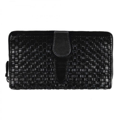 Винтажный кошелек женский Ashwood D84 Black