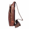 Сумка кожаная нагрудная Ashwood K43 Chestnut (Каштановый)