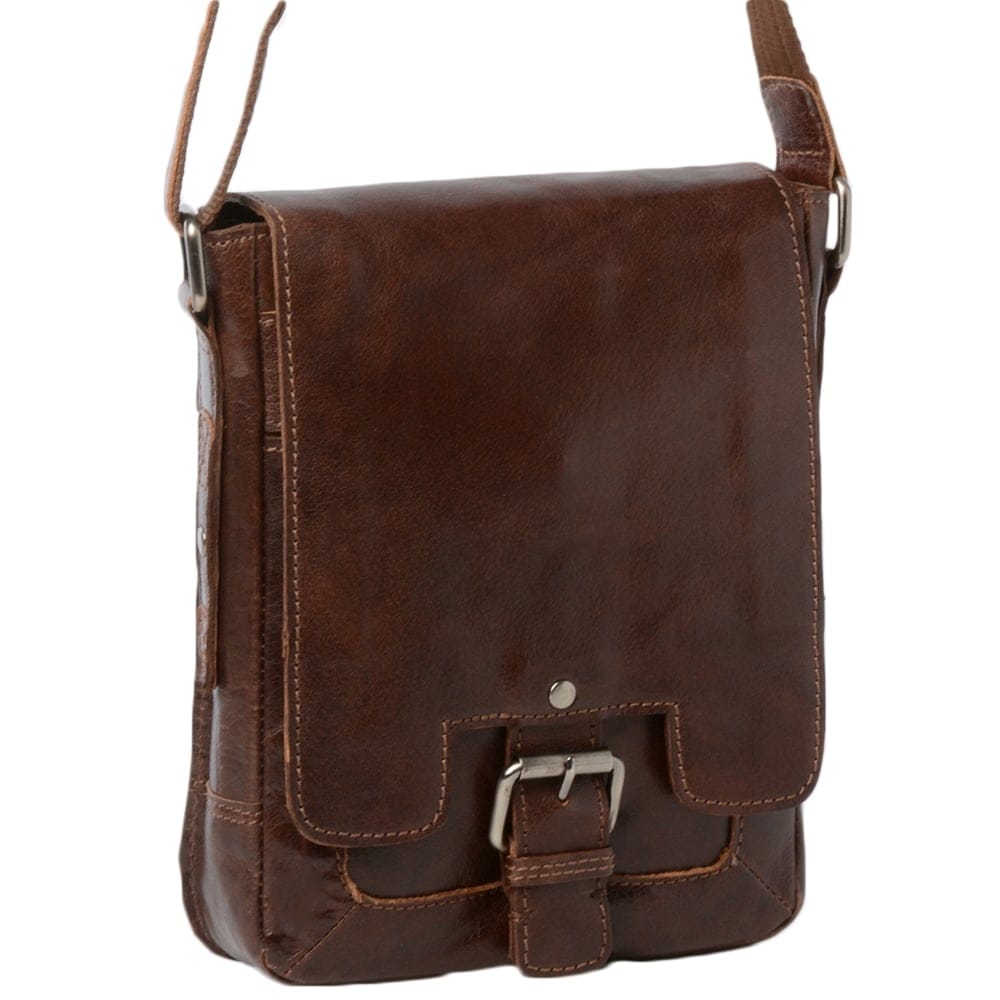 Сумка мужская Ashwood 8341 Tan (Коричневый)