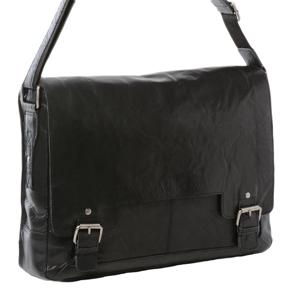 Сумка мужская Ashwood 8343 Black (Черный)