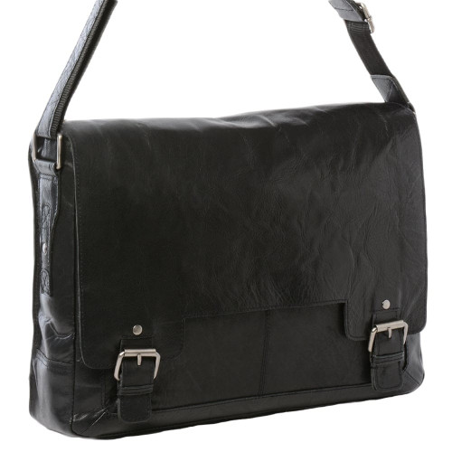 Сумка мужская Ashwood 8343 Black (Черный)