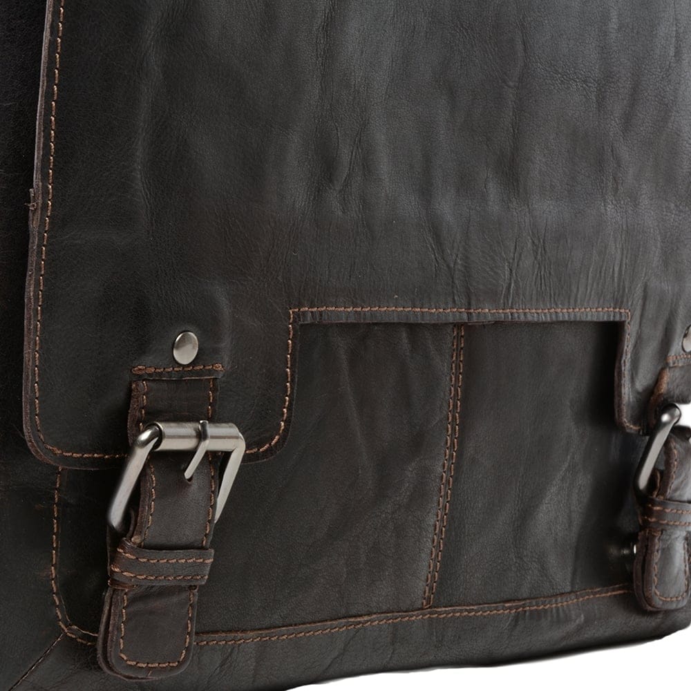Сумка мужская Ashwood 8343 Brown (Коричневый)