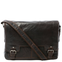 Сумка чоловіча для ноутбука 15,5 Ashwood 8343 Brown (Коричневий)