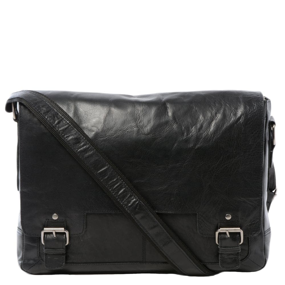 Сумка мужская Ashwood 8343 Black (Черный)