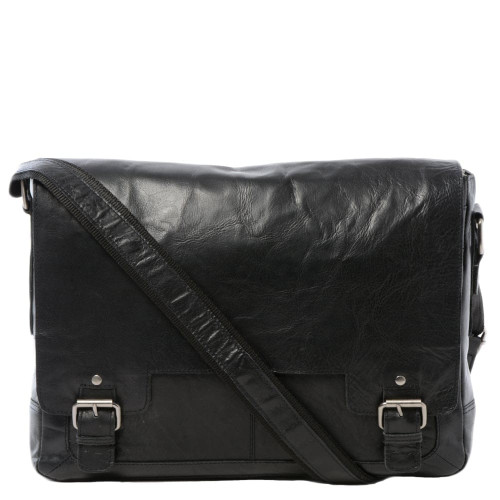 Сумка мужская Ashwood 8343 Black (Черный)