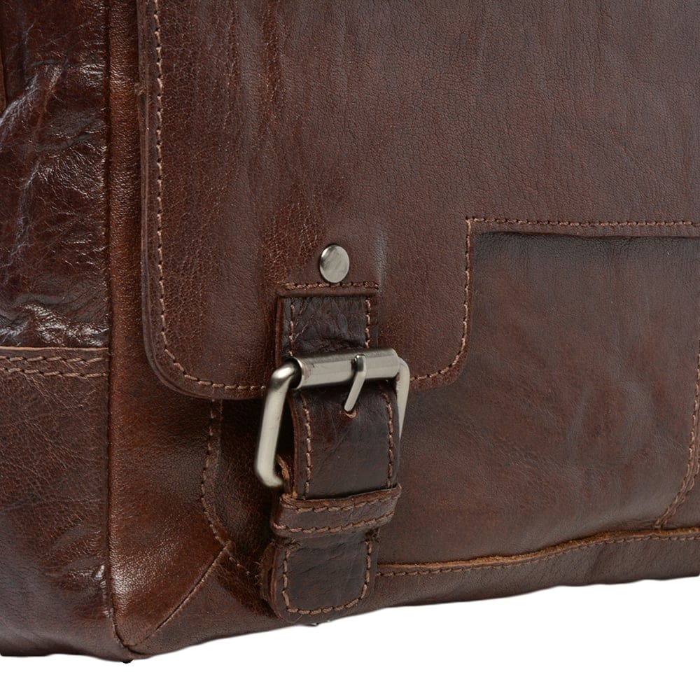 Сумка мужская Ashwood 8343 Tan (Коричневый)