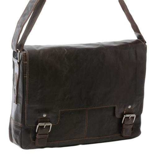 Сумка мужская Ashwood 8343 Brown (Коричневый)
