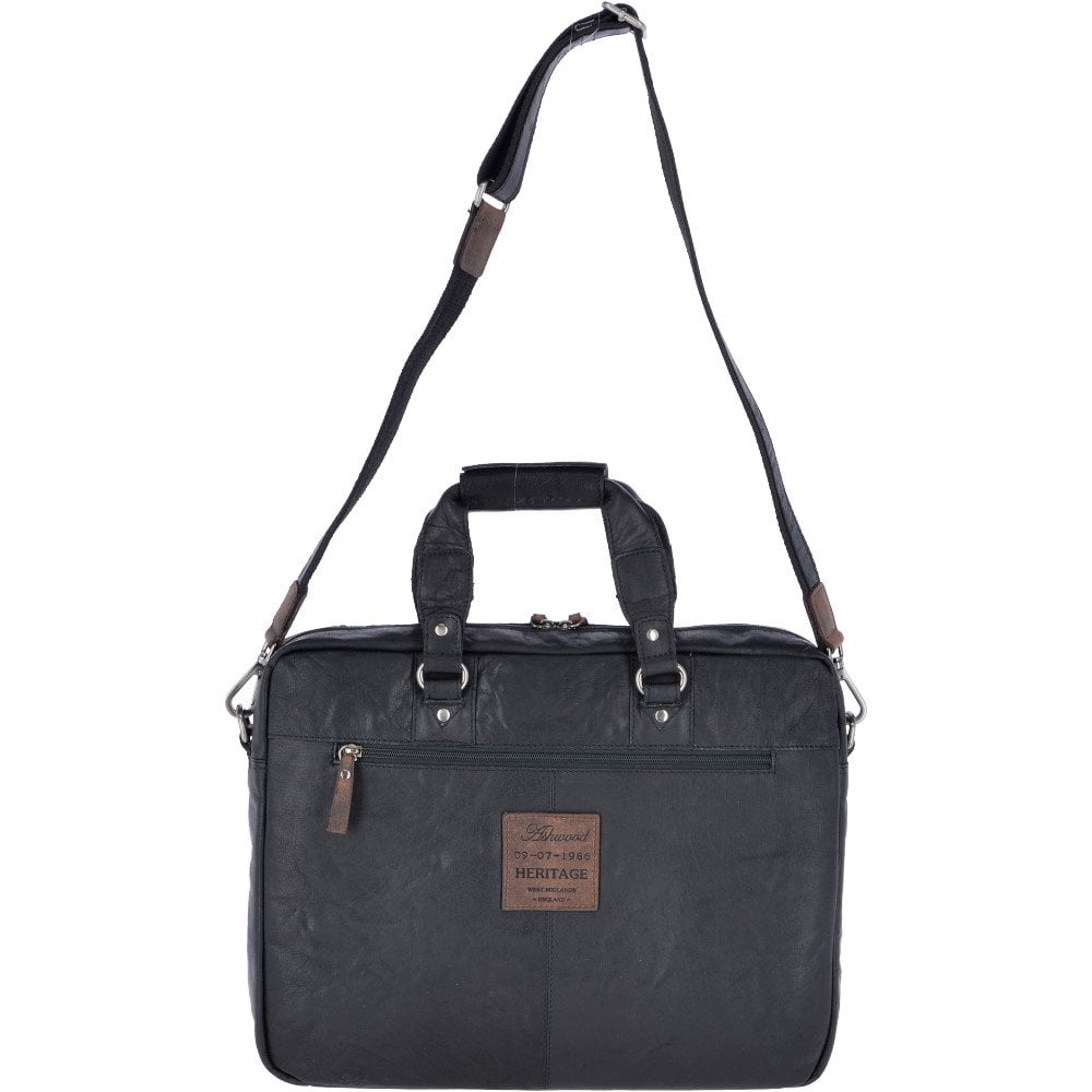 Сумка мужская Ashwood F83 Black/Mud (Черный)