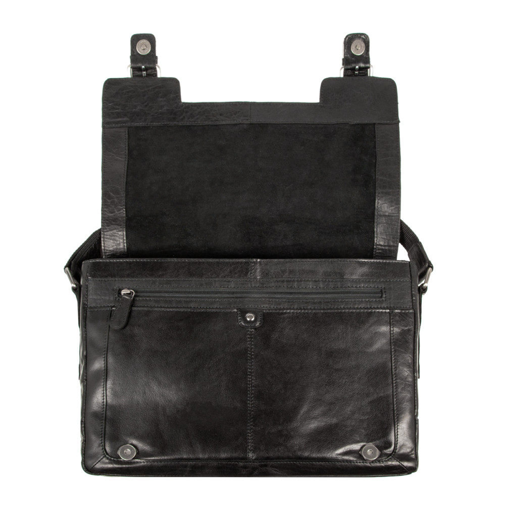 Сумка мужская Ashwood 8343 Black (Черный)