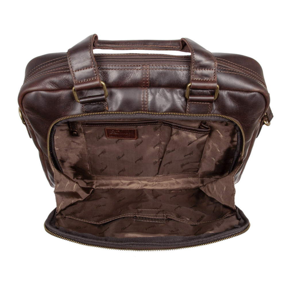 Сумка мужская Ashwood 8143 Brown (Коричневый)