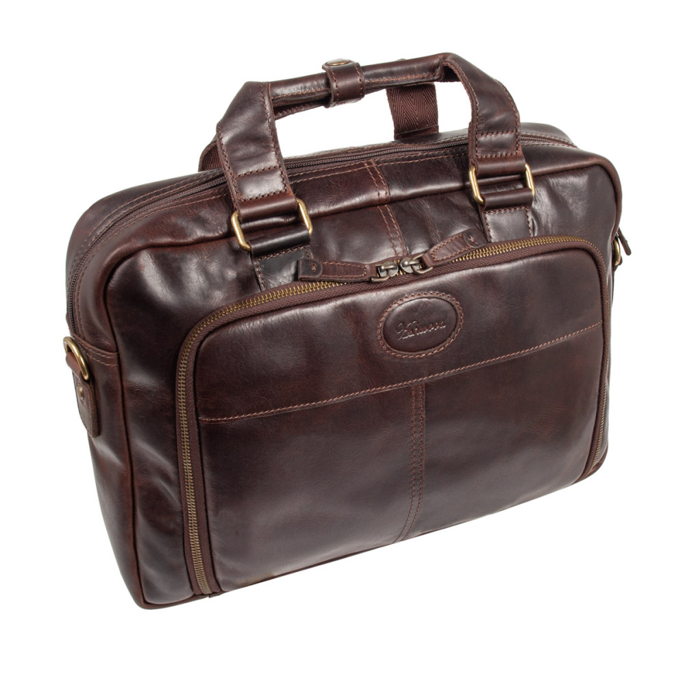 Сумка мужская Ashwood 8143 Brown (Коричневый)