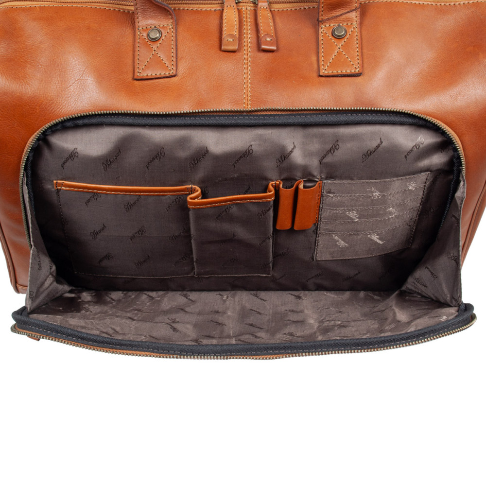 Дорожная сумка мужская Ashwood 8150 Tan (Рыжий)