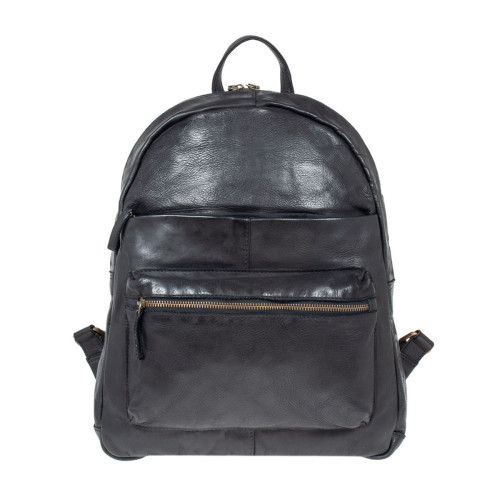 Винтажный кожаный рюкзак Ashwood Ruben (Black)