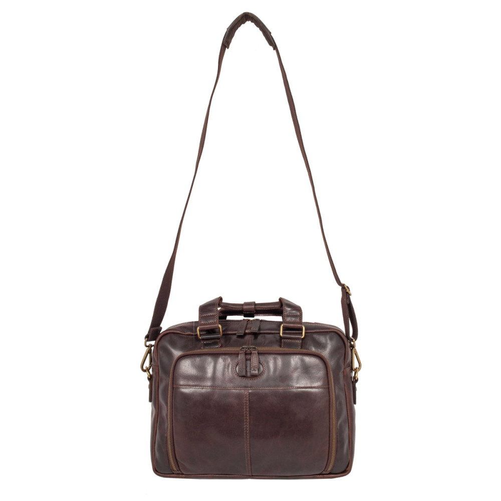 Сумка мужская Ashwood 8143 Brown (Коричневый)