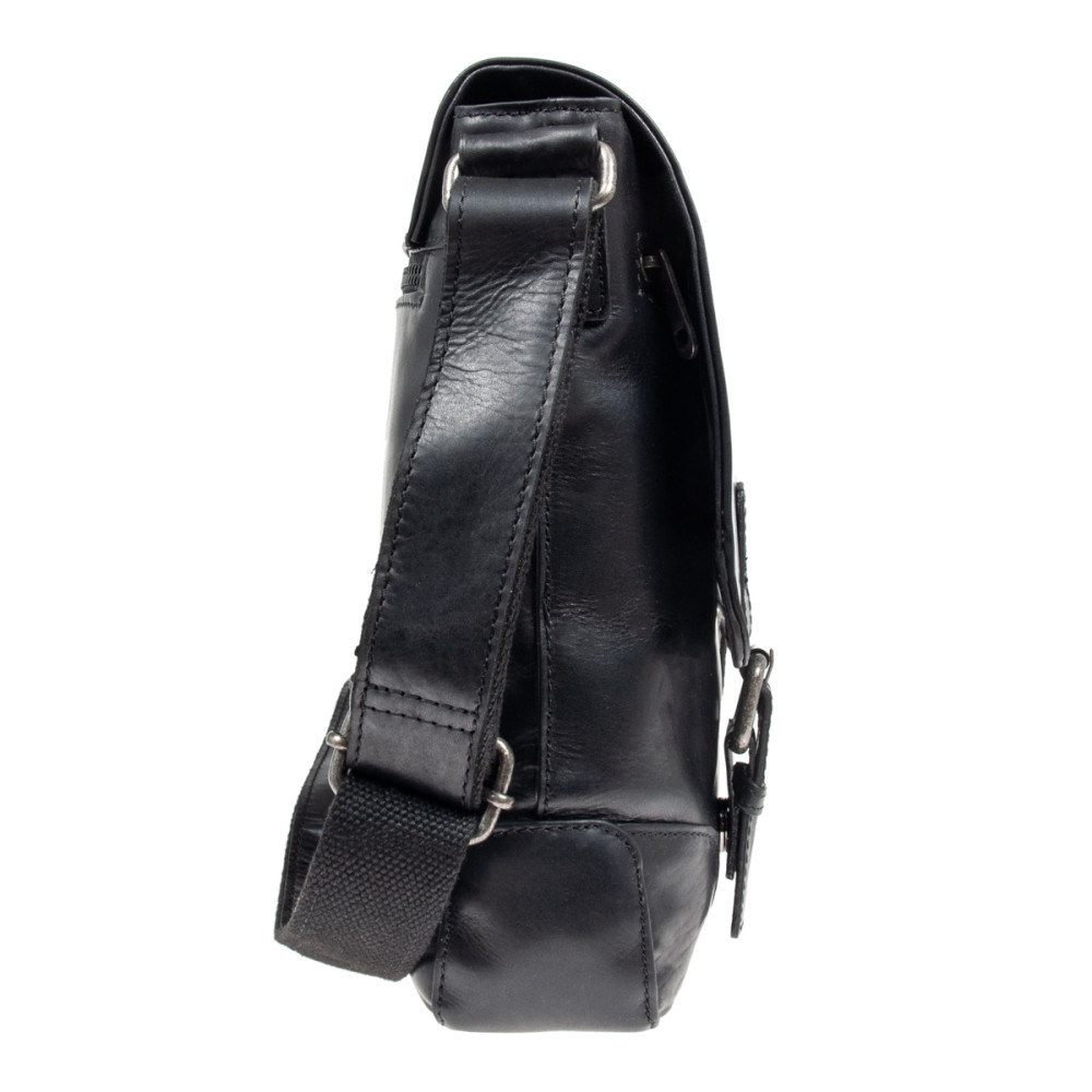 Сумка мужская Ashwood Oscar Black (Черный)